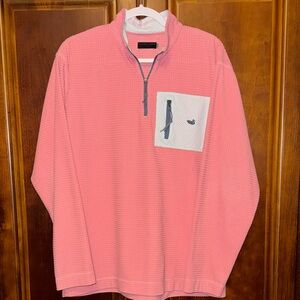 Southern Marsh Fieldtec Long Sleeve Waffle 1/4 Zip Fleece Pullover Mens Medium.